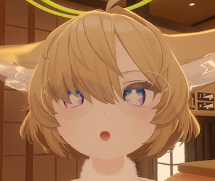 Picture of my VRChat avatar while excited
